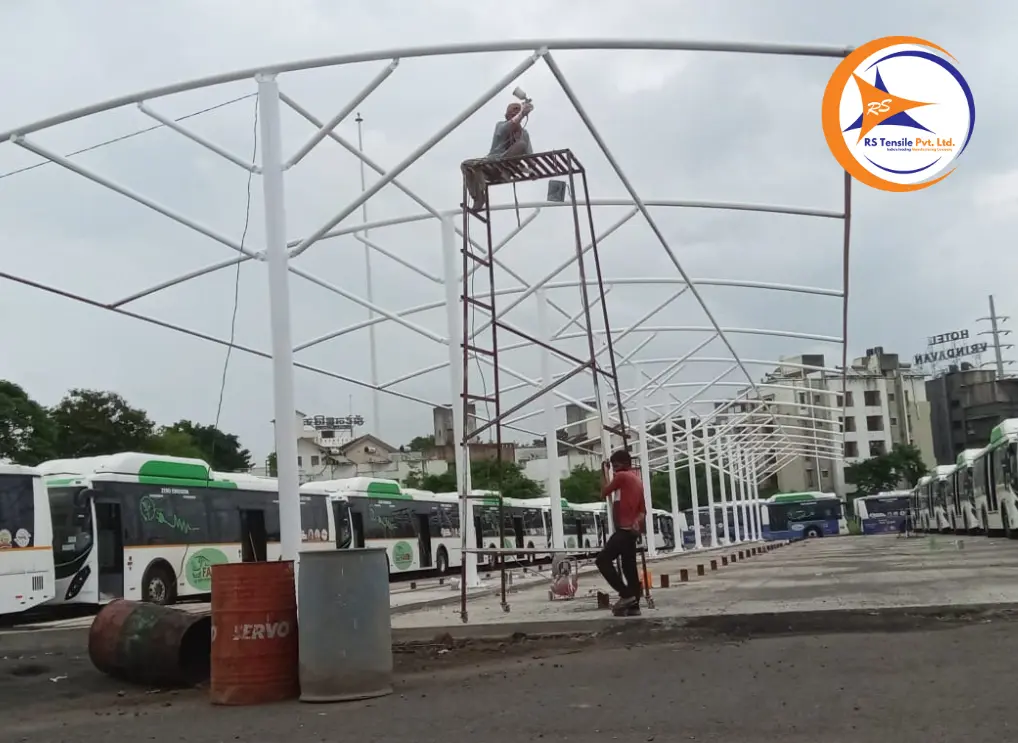 Tensile Structure Installation Process